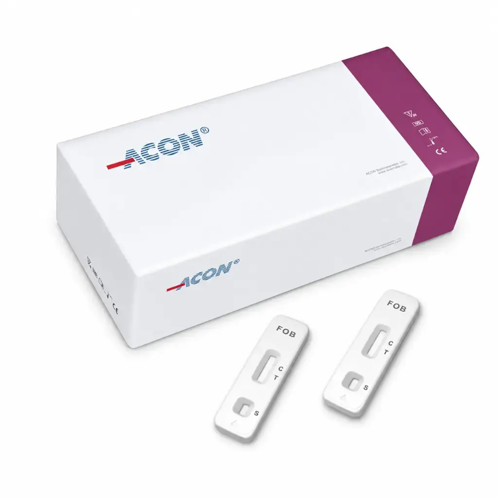 Khay thử xét nghiệm định tính FOB [ACON® Fecal Occult Blood Rapid Test Cassette (Feces)]