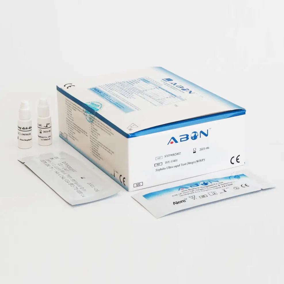 Que thử xét nghiệm định tính kháng thể kháng Syphilis (Syphilis Ultra Rapid Test) (Hộp 50 test)