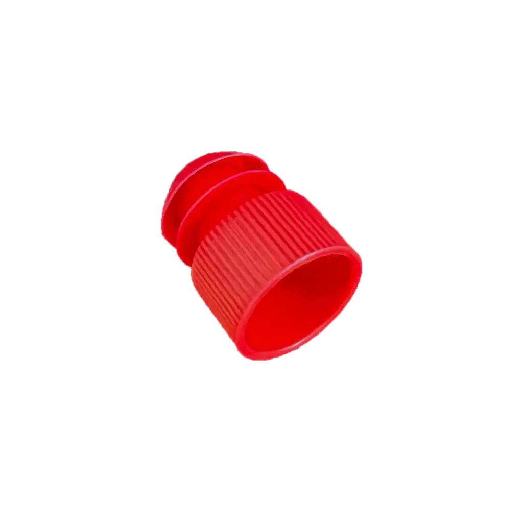 Nút ống nghiệm ∅16mm, PE, màu đỏ