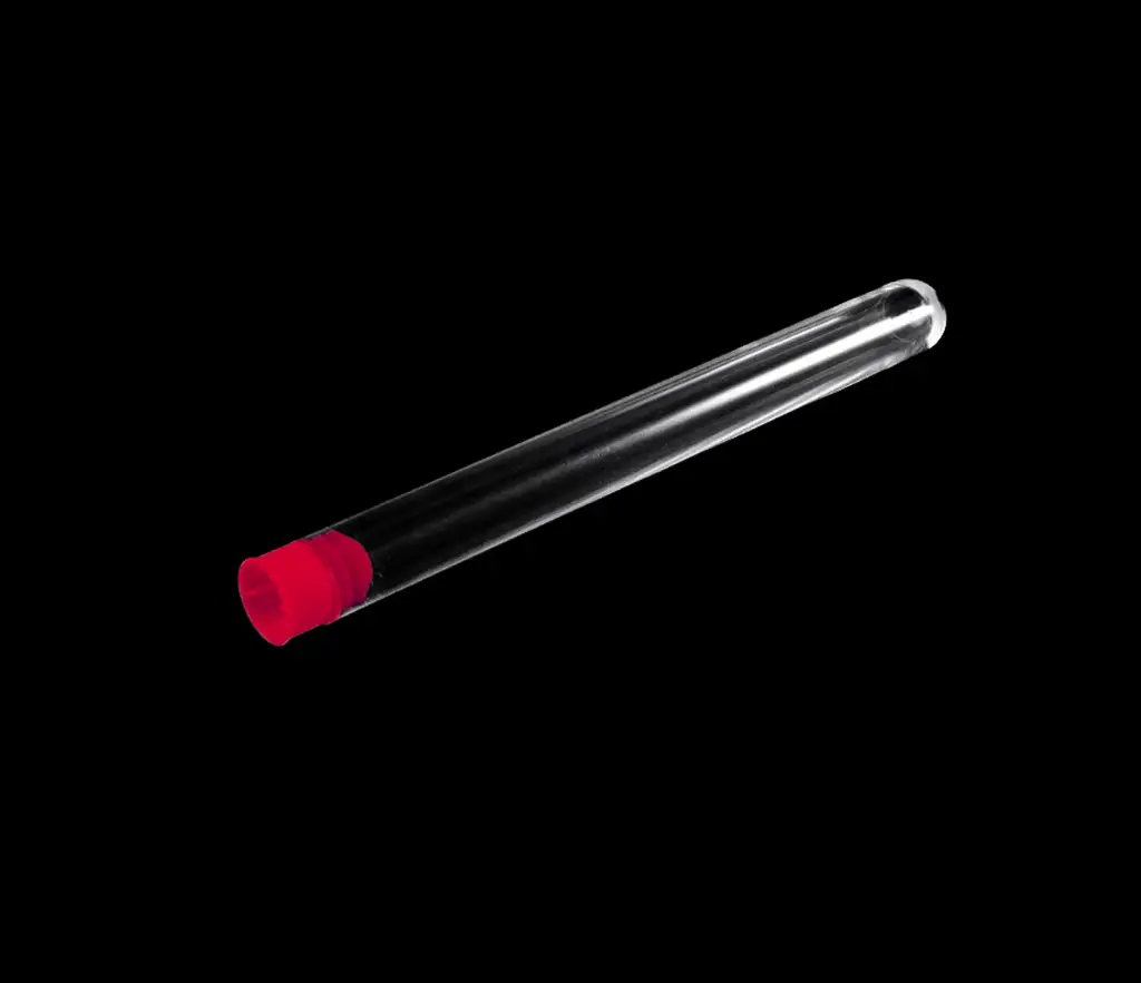 Ống nghiệm PP 16x100mm, nút đỏ