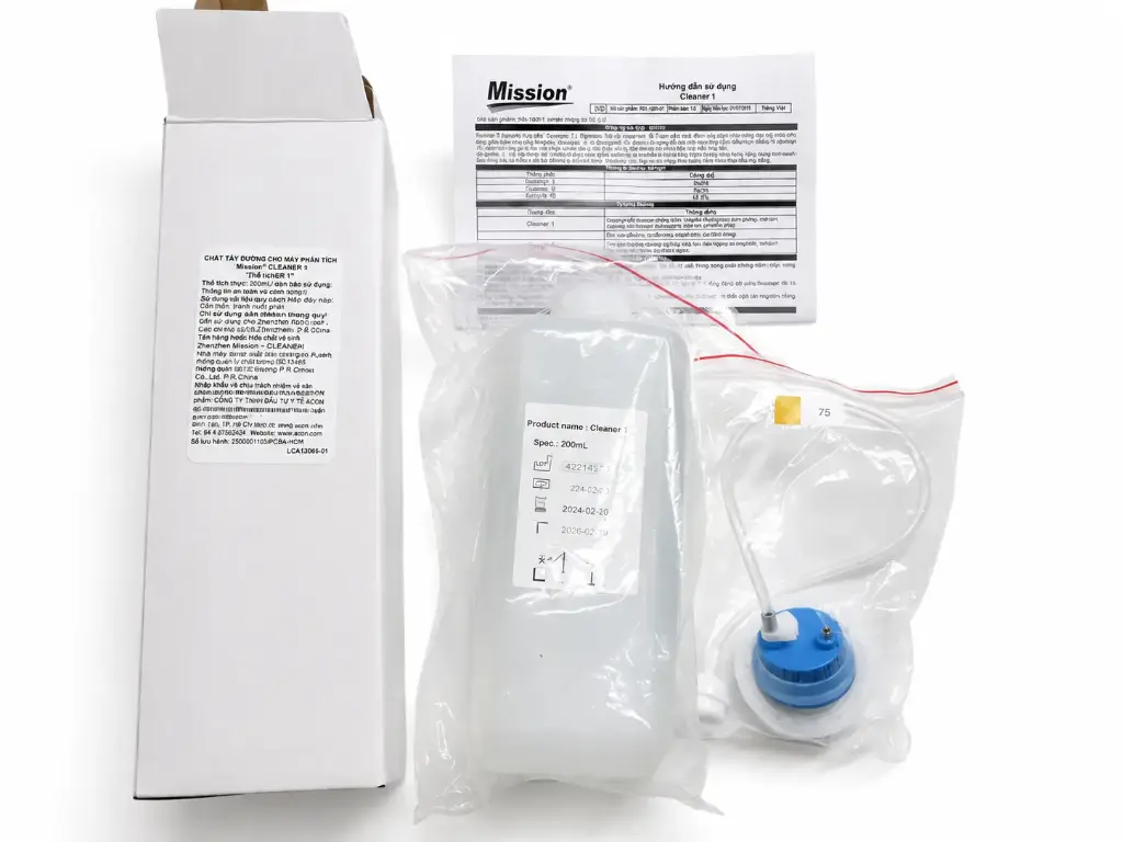 Chất rửa dùng cho máy phân tích nước tiểu tự động [Mission® Cleanser III]