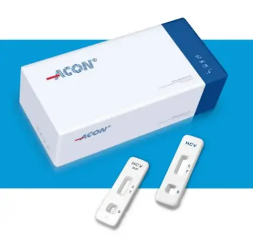 Que thử xét nghiệm định tính kháng thể kháng HCV [ACON® HCV Rapid Test Strip (Serum/Plasma/Whole Blood)]