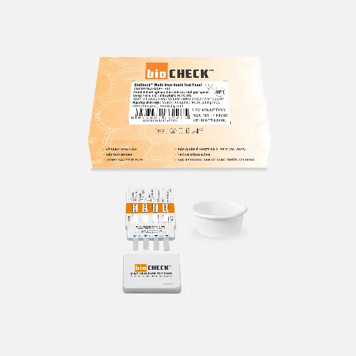 Biocheck™ Multi-Drug Rapid Test Panel (MDMA/MET/MOP/THC) (Hộp 1 Test)