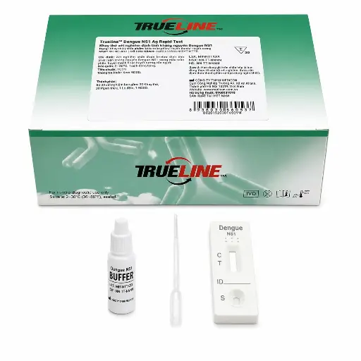 [IDENG-402] Khay thử xét nghiệm định tính kháng nguyên Dengue NS1 [Trueline™ Dengue NS1 Ag Rapid Test] (Hộp 30)