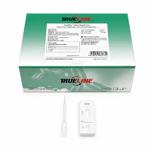 [IHC-302] Khay thử xét nghiệm định tính kháng thể kháng HCV [Trueline™ HCV Rapid Test] (Hộp 40)