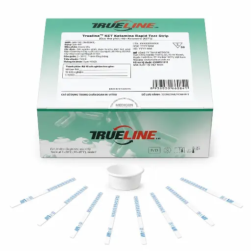Que thử xét nghiệm định tính Ketamine [Trueline™ KET Ketamine Rapid Test Strip]