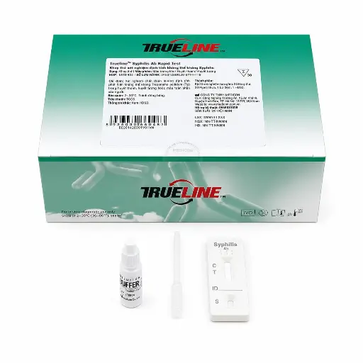 [ISYB-402] Khay thử xét nghiệm định tính kháng thể kháng Syphilis [Trueline™ Syphilis Ab Rapid Test] (Hộp 30)