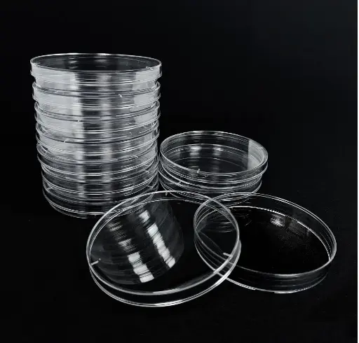 [PFB0060105] Đĩa Petri ∅90mm 1 ngăn tiệt trùng (tia gamma) (Túi 10)