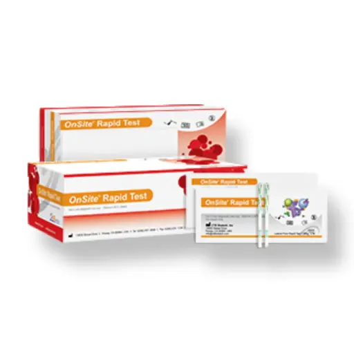 [R0040S] Que thử xét nghiệm định tính kháng nguyên HBsAg(OnSite HBsAg Rapid Test) (50 xét nghiệm/hộp)