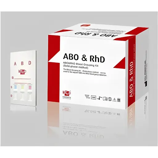 [ITP51001-TC20] Kit thử nhóm máu ABO & RhD (phương pháp pha rắn) (ABO & RhD Grouping Kit (Solid-Phase method)) (Hộp 20)